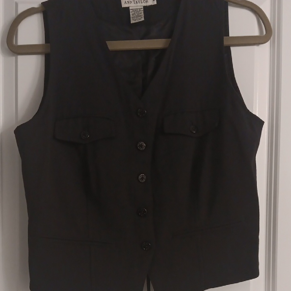Navy Blue Vest Vintage Well Made